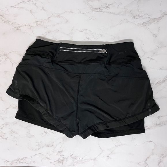 Athleta Women’s XXS Pulse 2 in 1 Black Stretch Running Shorts Athletic Gym - Picture 2 of 16